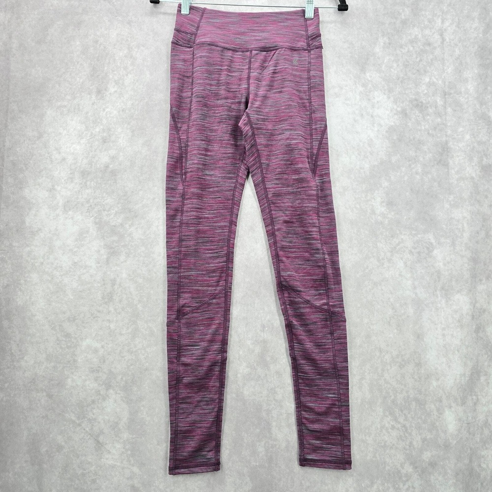Kyodan Purple Gray Merlot Space Dye Double Brushed Legging Bottoms‎ Extra Small